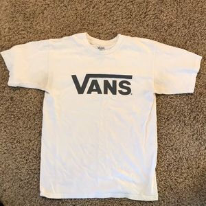 White vans logo t-shirt